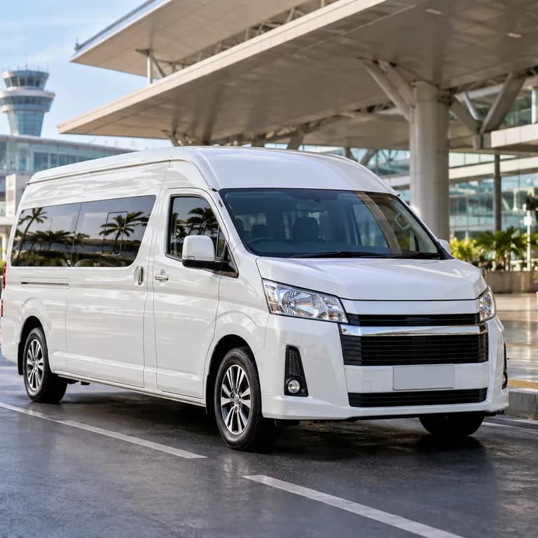 Van antar jemput bandara